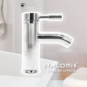Canilla Monocomando Cromada Baja Italomix