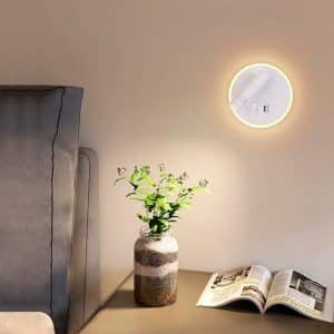Lampara De Pared Con Interruptor Y Usb