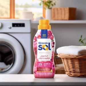 Suavizante 1/2L P/Ropa Concentrado Rosa Girando So