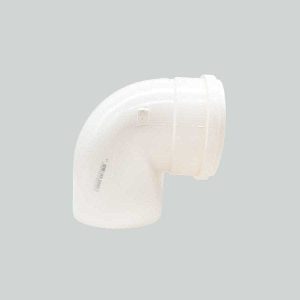 Codo 90 Grados 100Mm Blanco De Pvc Krona K-619