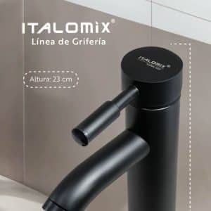Canilla Negra Monocomando 23Cm Italomix