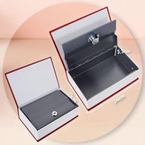 Caja Fuerte 15Cmx24Cm Imitacion Libro