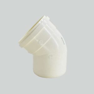 Codo 45 Grados 100Mm Blanco De Pvc Krona K-614
