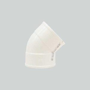 Codo 45 Grados 40Mm Blanco De Pvc Krona K-611