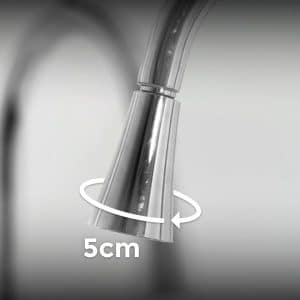 Grifo Alto Para Cocina Modelo Cisne