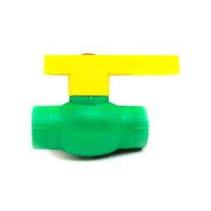 Llave De Paso Termofusion Plastica Amarilla