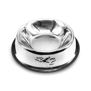 Plato 10Cm Acero Inoxidable Para Mascotas