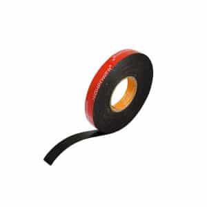 Cinta Doble Faz Negra 1.2Cm X 5Metros