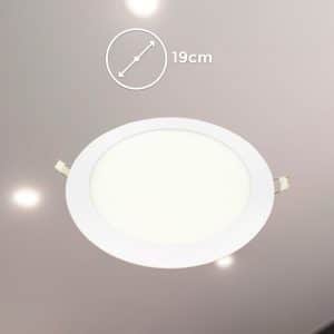 Artefacto Led 15W Redondo Luz Fria Led Life
