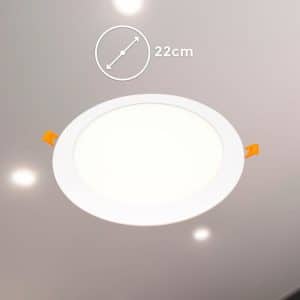 Artefacto Led 18W Redond Luz Calid Led Life