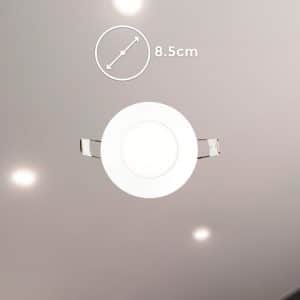 Artefacto Led 3W Redondo Luz Fria Led Life