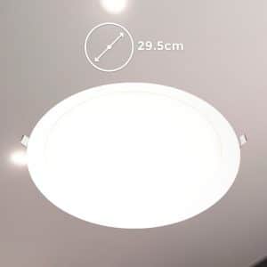 Artefacto Led 24W Redon Luz Calid Led Life