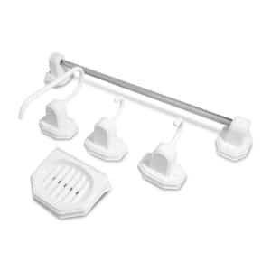 Kit Para Bano 5Pz Plastico Plasbohn 003904
