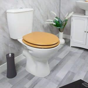Asiento Inodoro Universal Color Madera