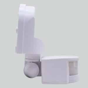 Detector Movimiento Blanco Base Regulable