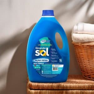 Jabon Liq. 5L Azul P/Maquina Girando Sol