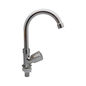 Grifo Plastico Cromado Pico Bajo De Mesada