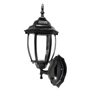 Farol Colonial Metalico Negro