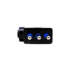 Ficha Plano 10 Amp 3Patas Negra Led Life
