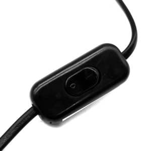 Interruptor 4Amp C/Cable Negro Led Life