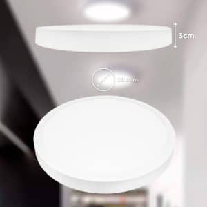Plafon 24W Redondo Luz Fria Led Life