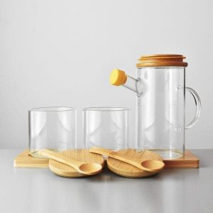 Recipiente 3Pz De Vidrio Para Cocina