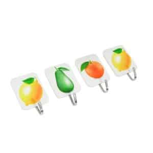 Colgador 4Pz Diseno Frutal Hasta 3 Kilos