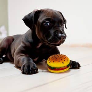 Juguete Para Mascota Tipo Hamburguesa Goma