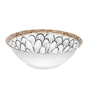 Bowl 21Cm Ceramica Diseno Petalos