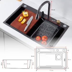 Pileta De Cocina Acero Inox Multifuncional
