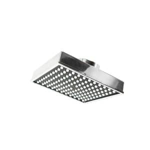 Roseta Cuadrada 10Cm Cromada Para Ducha