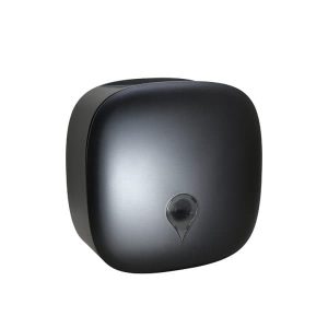 Porta Rollo Plastico Negro Papel Higienico