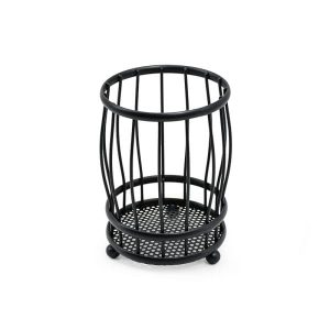 Cubiertero Escurridor Circular 11Cm Negro