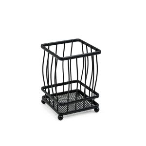 Cubiertero Escurridor Cuadrado 10Cm Negro
