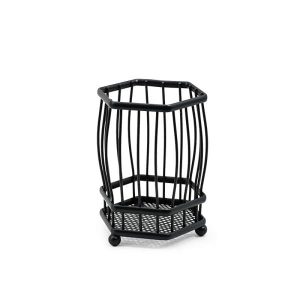 Cubiertero Escurridor Hexagono 10Cm Negro