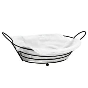 Panera Redonda 25Cm X7Cm Metalica