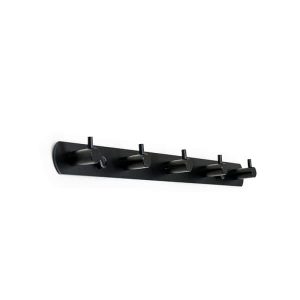 Colgador 5 Ganchos Metalico Negro