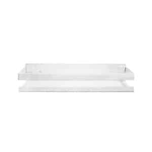 Soporte Estante Metalico Blanco 30X10Cm