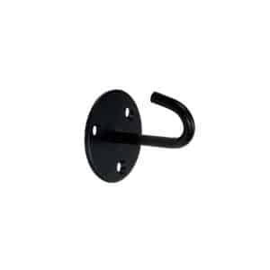 Colgador 5X5Cm Tipo Gancho Negro Mate