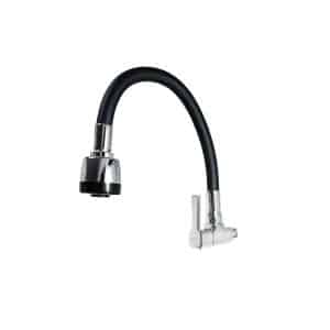 Grifo Flexible Negro De Pared Italomix
