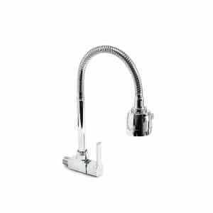 Grifo Flexible Cromado De Pared Italomix