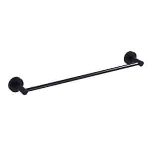 Toallero Simple Negro 57Cm Para Bano