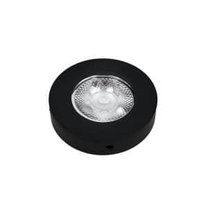 Luminaria Redonda Negra 5W 7.4X1.5 Cm