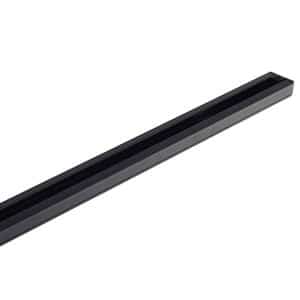 Riel 3 Metros Negro Para Luminaria Led