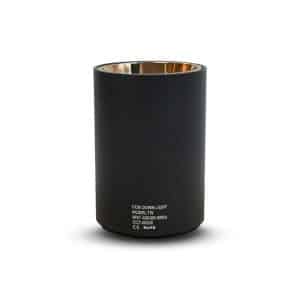 Luminaria 7W Negro Cilindrica 5.5X8Cm