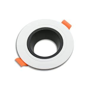 Aro Plastico Blanco Para Dicroica