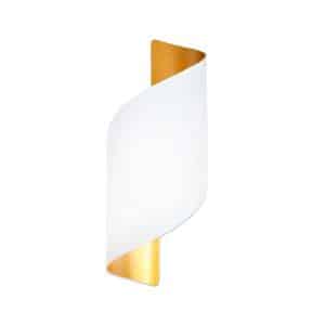 Aplique 6W Led Metal Blanco/Bronceado