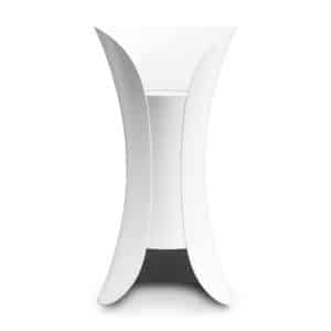 Luminaria 10W Metalica Blanca Dos Luces
