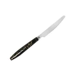 Cuchillo De Mesa 6Pz Mango Plastico Negro