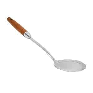 Colador 10Cm Metalico Mango Madera